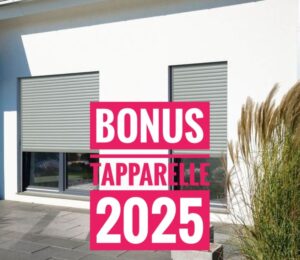 bonus tapparelle 2025
